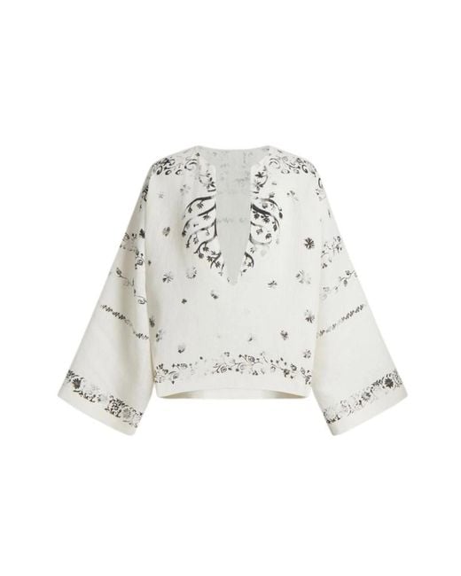 Alberta Ferretti White Blouses