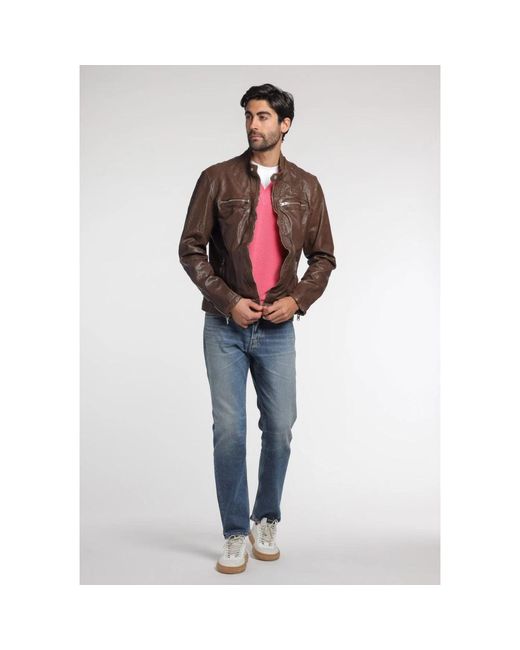 Amaranto Red Sleeveless Jumpers for men
