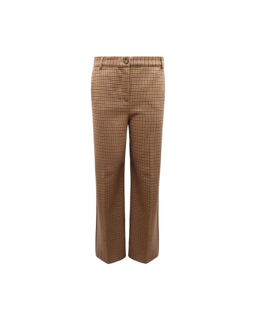 Max Mara Brown Wide Trousers