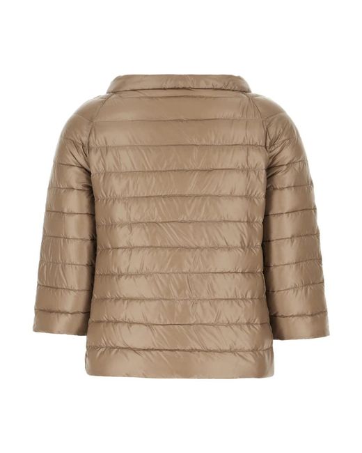 Herno Brown Winter Jackets