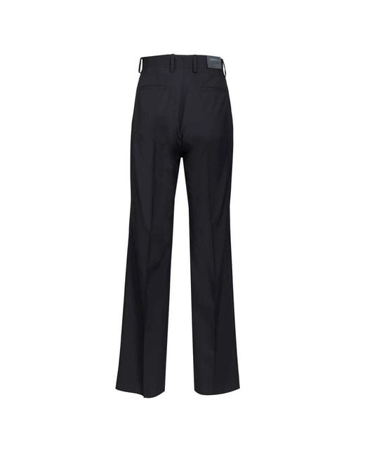 Sartoria Latorre Blue Straight Trousers