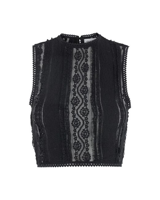 Charo Ruiz Sleeveless Tops in het Black