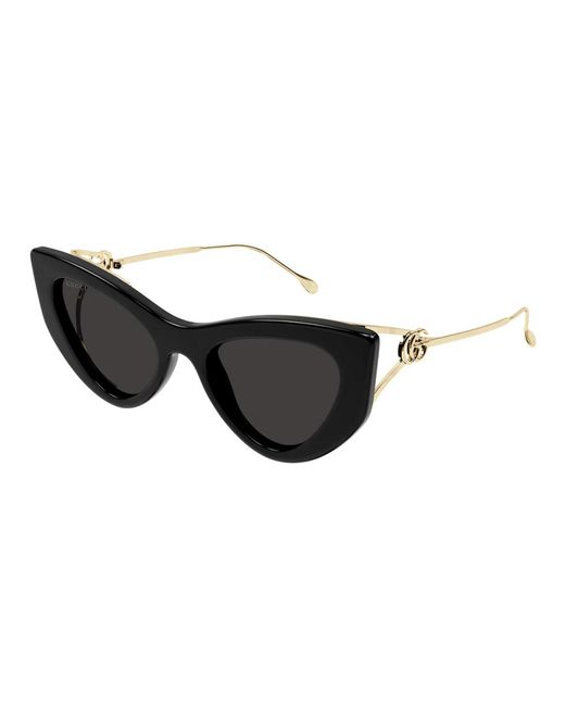 Gucci Black Gg1565s 001 sunglasses,gold/graue sonnenbrille gg1565s,gold/braune sonnenbrille