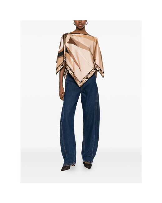 Emilio Pucci Natural Ponchos
