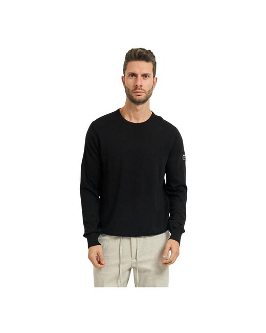 Round-Neck Knitwear Ecoalf pour homme en coloris Black