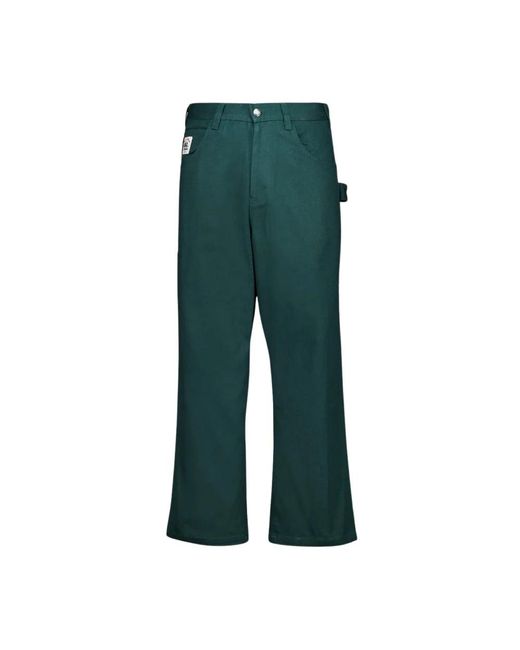 Bode Green Wide Trousers for men