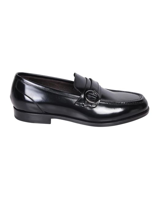 Tagliatore Black Loafers for men