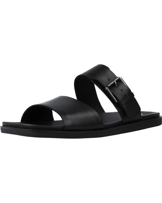 Clarks Schoenen ,Zwart ,Leer Ofra Slide in het Black