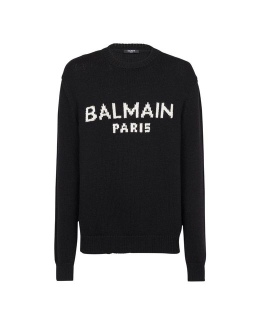 Balmain Black Sweatshirts for men