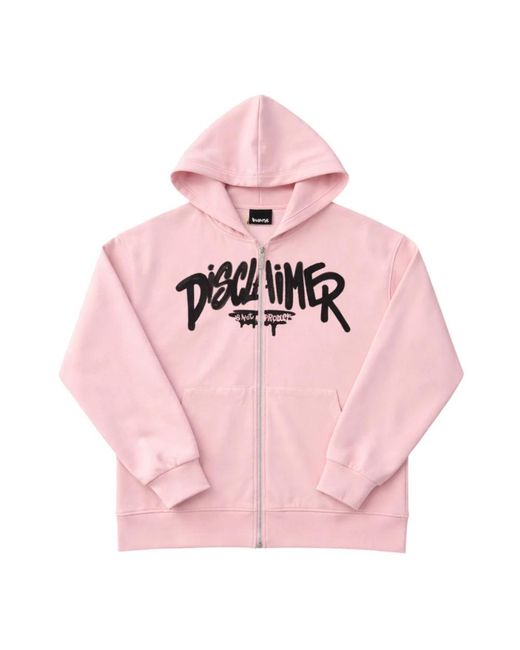 DISCLAIMER Pink Zip-Throughs for men