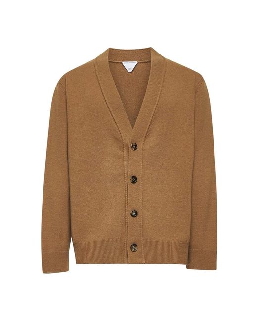 Bottega Veneta Brown Cashmere Knitwear for men
