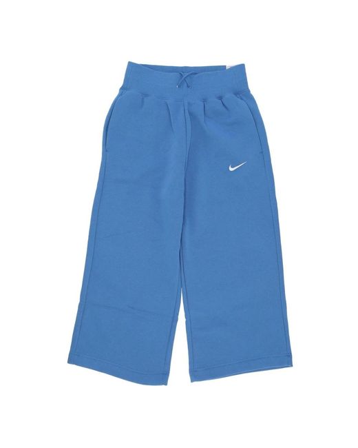 Nike Blue Fleece-Trainingshose Phoenix Star Blau