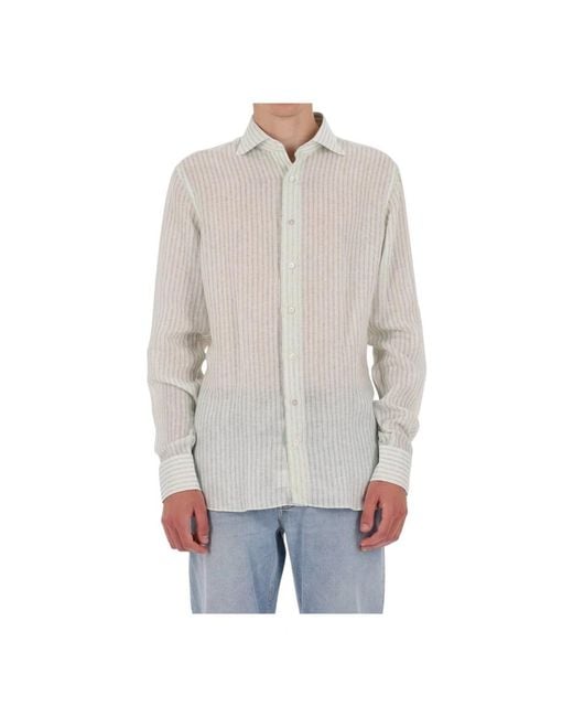 Borriello Gray Casual Shirts for men