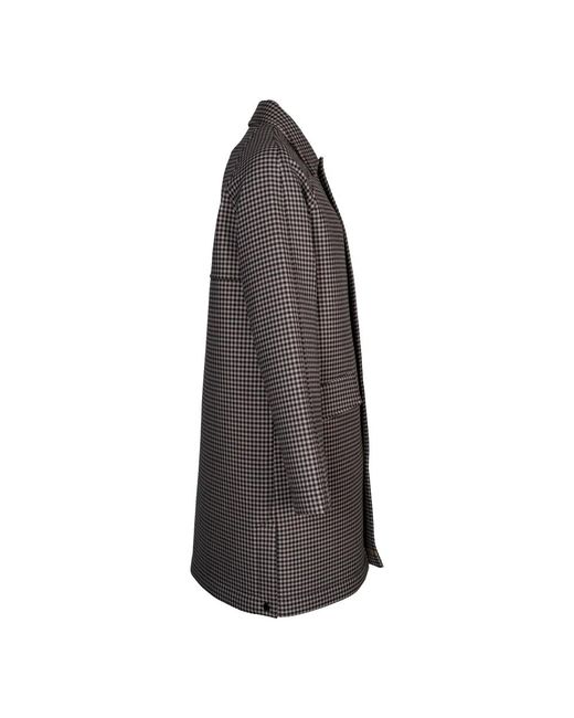 Paolo Pecora Gray Single-Breasted Coats for men