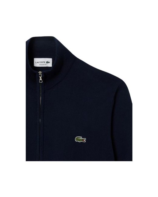 Cardigans Lacoste de hombre de color Blue