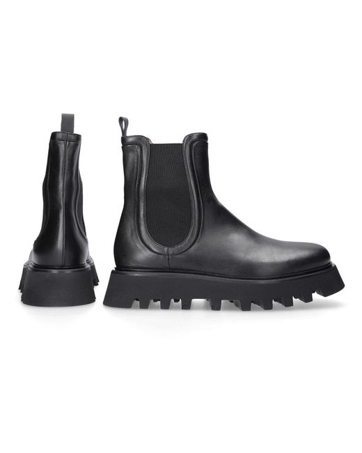 Pomme D'or Black Chelsea Boots