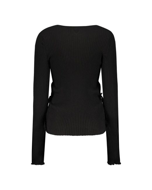 V-Neck Knitwear di Bottega Veneta in Black