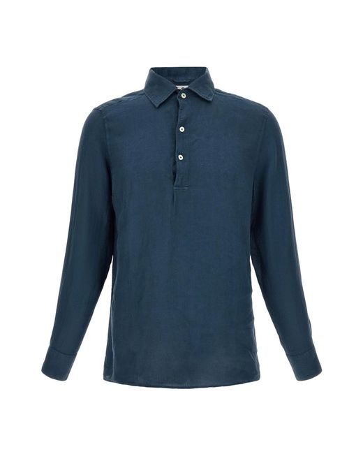 Mc2 Saint Barth Blue Casual Shirts for men