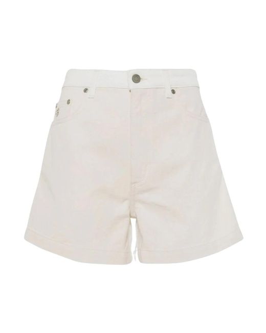 Stella McCartney White Short Shorts