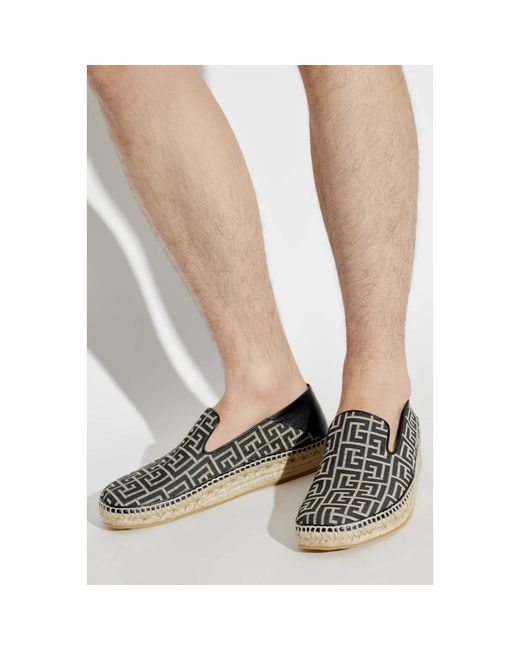 Espadrilles di Balmain in Black da Uomo
