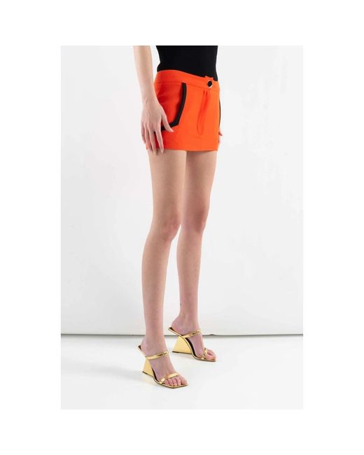 ROWEN ROSE Red Short Skirts