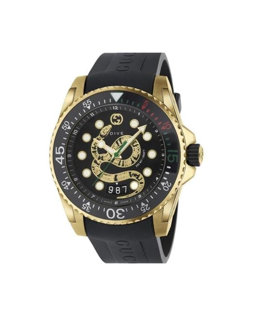 Gucci Taucheruhr in Yellow für Herren