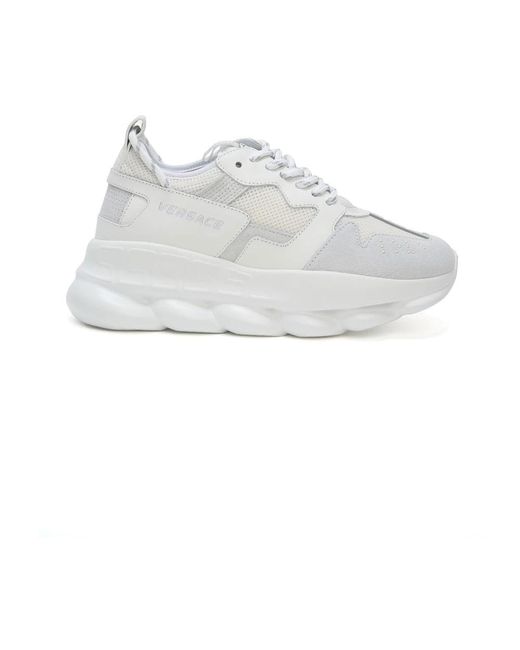 Versace Schoenen ,Wit ,Chain Reaction Witte Damessneakers in het White voor heren
