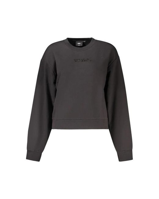 Vans Black Classic Logo Crew Sweatshirt