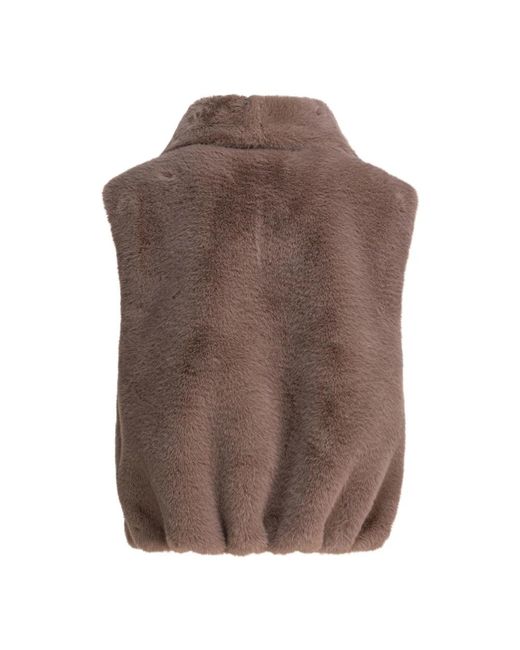 Pinko Brown Waistcoats