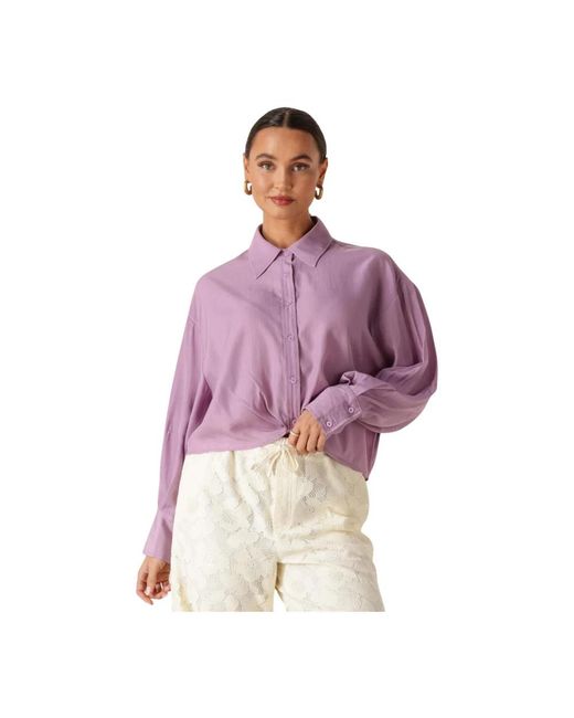 Amaya Amsterdam Mora Blouse in het Purple