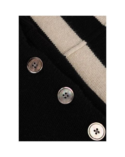 RUBY TUESDAY Black Pullover Mit Knopf-Schulter