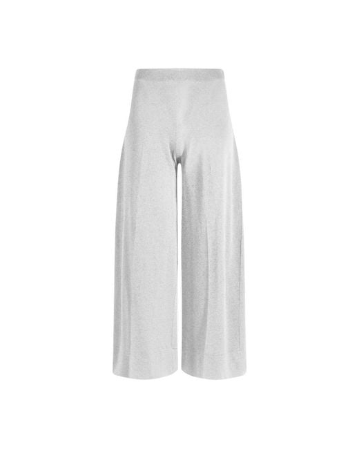 Circus Hotel Gray Cropped Trousers