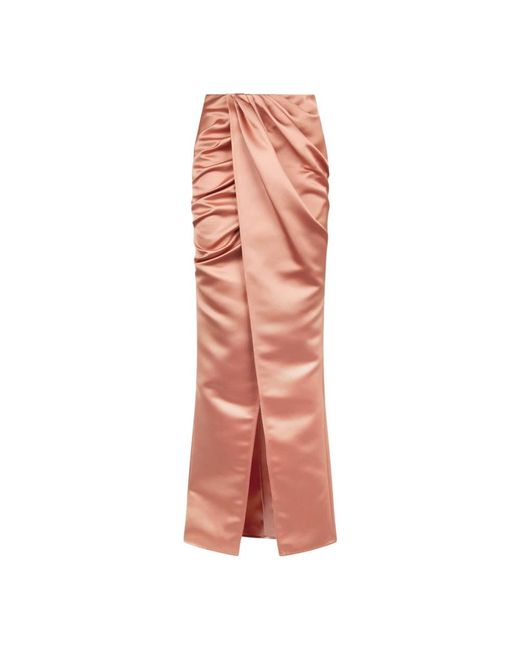 Elisabetta Franchi Pink Maxi Skirts