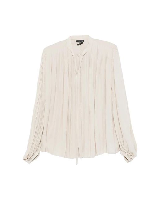 Tom Ford White Blouses