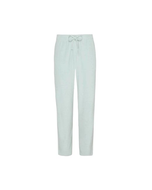 Vilebrequin Broeken ,Blauw ,Wol Effen Herenbroek Van Badstof in het Blue voor heren