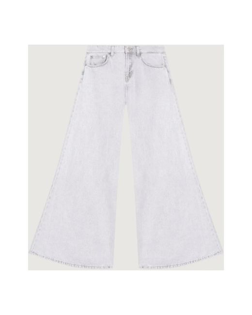 Dondup White Flare Jeans