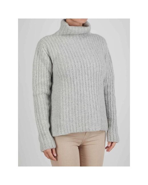 Kiton Gray Cashmere Knitwear