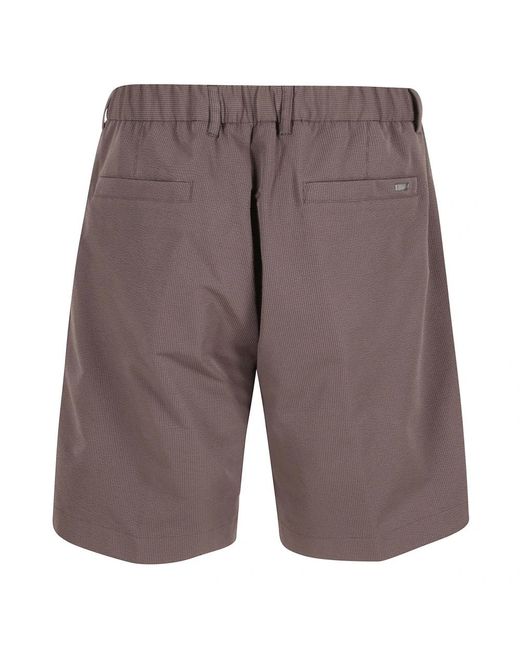 Herno Brown Casual Shorts for men