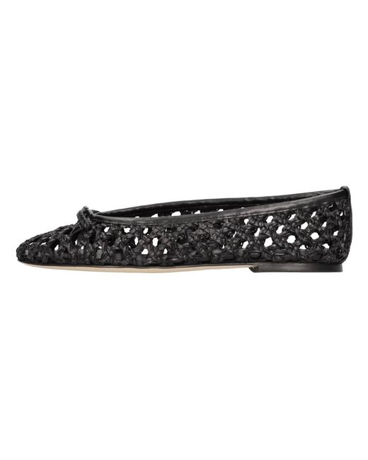 Casadei Black Ballerinas