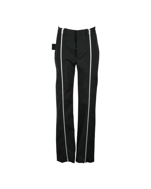 Bottega Veneta Black Straight Trousers