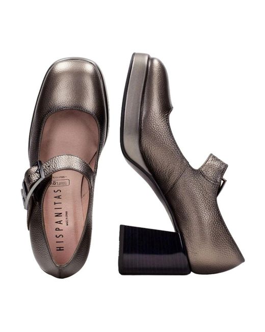 Hispanitas Gray Bronzefarbene kleidungsschuhe