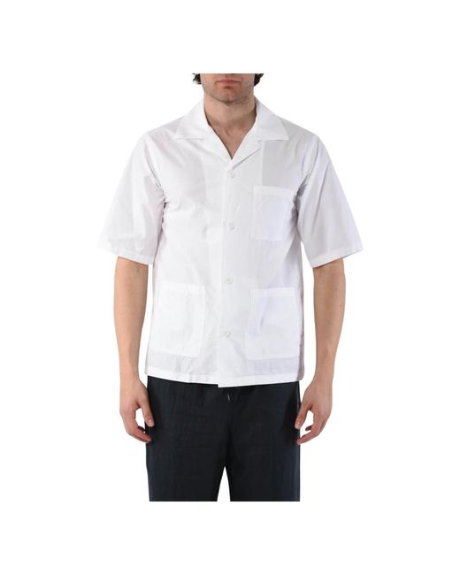 Aspesi White Short Sleeve Shirts for men
