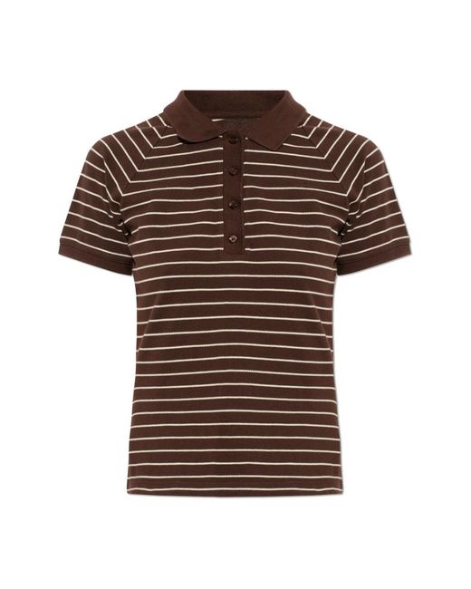 Samsøe & Samsøe Brown Polo Shirts