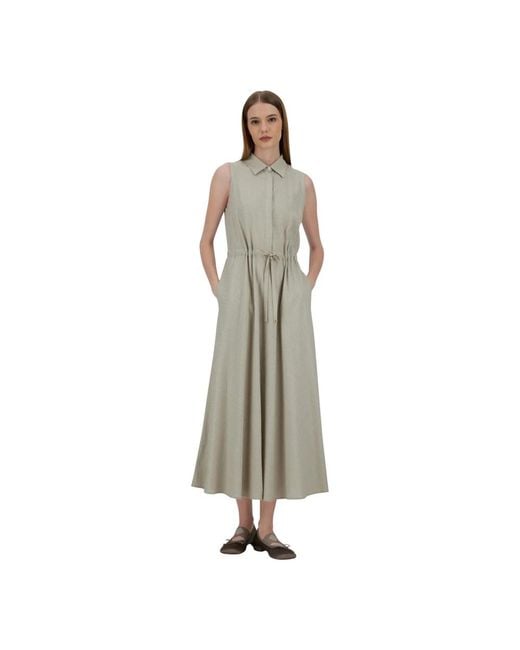 Herno Gray Midi Dresses