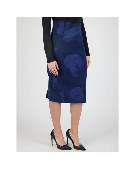 Kiton Blue Pencil Skirts
