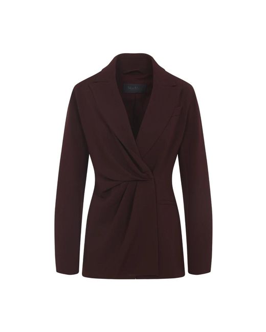 Max Mara Purple Blazers