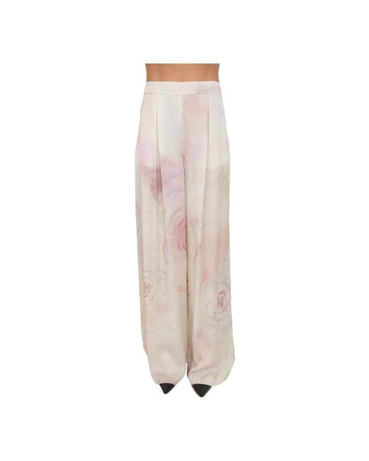 Blugirl Blumarine Natural Wide Trousers