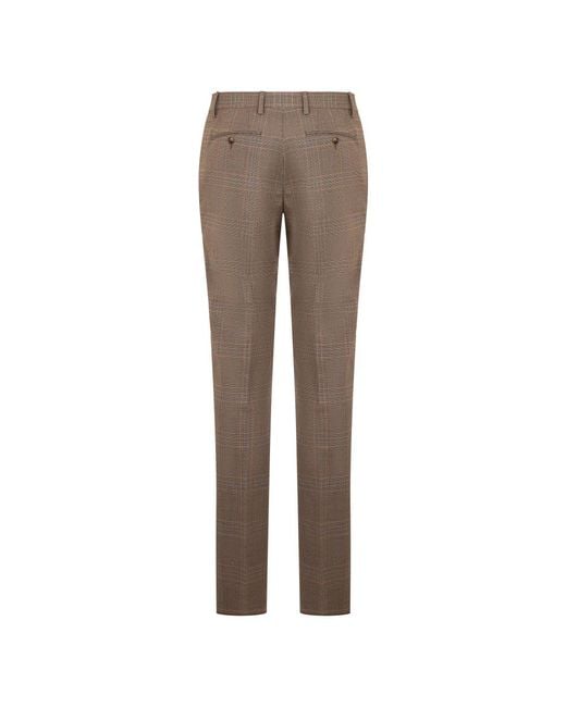 Moschino Brown Suit Trousers for men