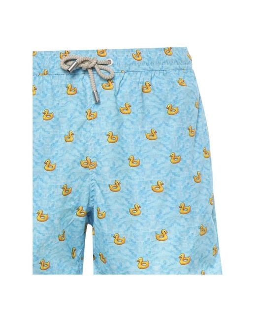 Mc2 Saint Barth Blue Beachwear for men