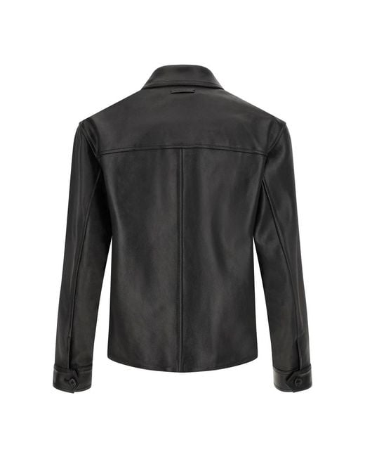 Marni Green Leather Jackets for men
